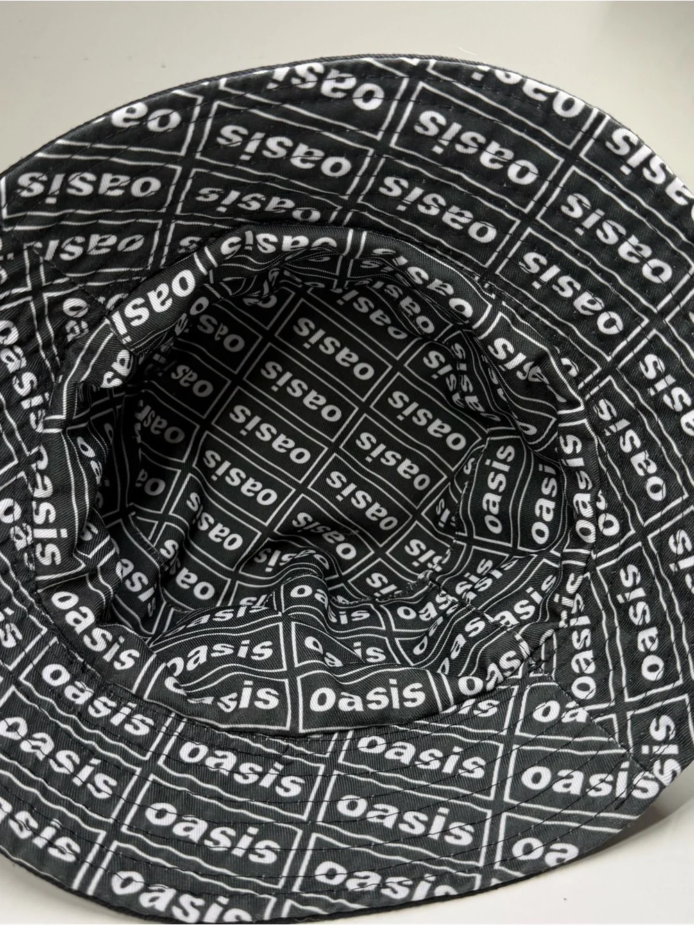 Oasis Live ‘25 reversible bucket hat official merchandise Liam Noel Gallagher